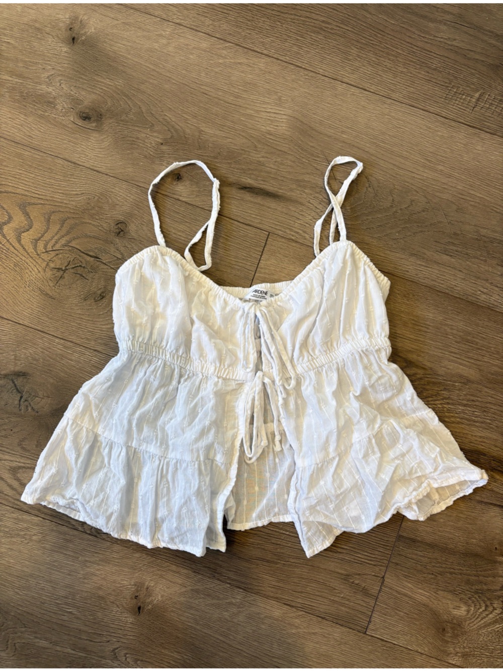 White Tank Top Spaghetti Strap Cami